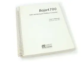 BAJA4700 COMPUTER PRODUCTS User Manual Mips Vmebus Heurikon