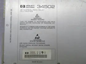 34502 HP Channel Reed Relay Multiplexer #3