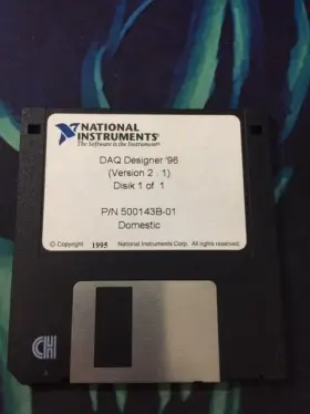 500143B-01 NATIONAL INSTRUMENTS Ni Floppy Disc Program Daq
