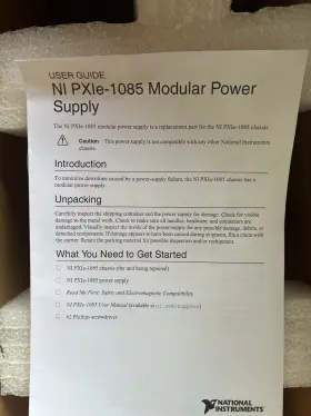 781719 NATIONAL INSTRUMENTS Modular Power Supply