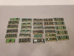 Lot Of 29 Hp Laserjet Printer Memory Modules. Multiple Part Numbers And Sizes. Fixed Price $112.50.