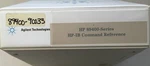Agilent Hp 89400-series Analyzers Hp-ip Command Reference P/n 89400-90033. Fixed Price $39.99.